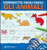 Cornicette facili facili. Gli animali. Ediz. illustrata libro