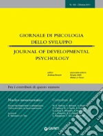Giornale di psicologia dello sviluppo. Ottobre 2011-Gennaio 2012. Ediz. italiana e inglese libro
