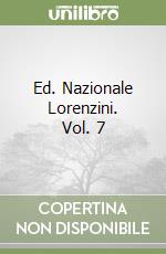 Ed. Nazionale Lorenzini. Vol. 7 libro