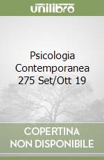Psicologia Contemporanea 275 Set/Ott 19 libro