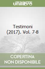 Testimoni (2017). Vol. 7-8