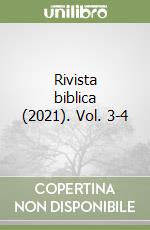 Rivista biblica (2021). Vol. 3-4 libro