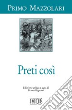 Preti così libro