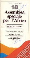 Assemblea speciale per l'Africa. La chiesa in Africa e la sua missione evangelizzatrice verso l'anno 2000 «Sarete miei testimoni» (At 1, 8). Instrumentum laboris libro