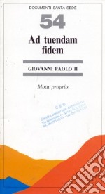 Ad tuendam fidem. Motu proprio libro