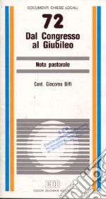 Dal congresso al giubileo. Nota pastorale libro