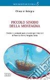 Piccolo Sinodo della montagna. Direttorio pastorale post-sinodale per i vicariati di Porretta Terme, Vergato, Setta libro