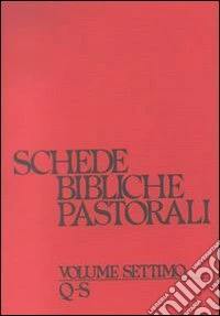 Schede bibliche pastorali (7) libro