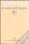 Annali di storia dell'esegesi (2003). Vol. 20/2 libro