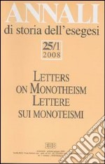 Annali di storia dell'esegesi (2008). Vol. 25/1 libro