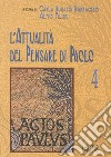 L'Attualità del pensare di Paolo libro