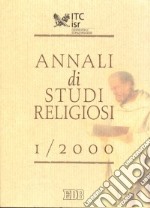 Annali di studi religiosi (2000) (1) libro