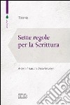 Sette regole per la scrittura libro