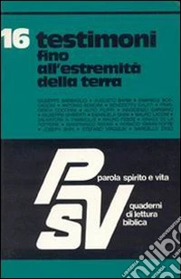 Testimoni fino all'estremità della terra libro