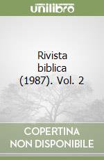 Rivista biblica (1987). Vol. 2 libro