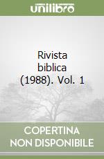 Rivista biblica (1988). Vol. 1 libro