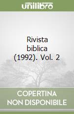 Rivista biblica (1992). Vol. 2 libro