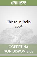 Chiesa in Italia 2004 libro