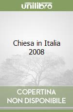 Chiesa in Italia 2008 libro