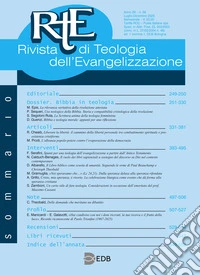 RTE Rivista di teologia dell'evangelizzazione (2025). Vol. 58 libro