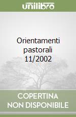 Orientamenti pastorali 11/2002 libro