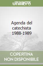 Agenda del catechista 1988-1989 libro