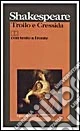 Troilo e Cressida. Testo originale a fronte