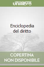 Enciclopedia del diritto libro