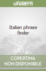 Italian phrase finder libro