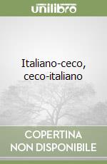 Italiano-ceco, ceco-italiano