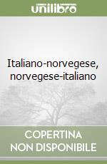 Italiano-norvegese, norvegese-italiano