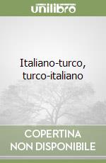 Italiano-turco, turco-italiano libro