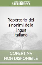 Repertorio dei sinonimi della lingua italiana libro