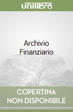 Archivio Finanziario (1) libro