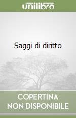 Saggi di diritto (2) libro