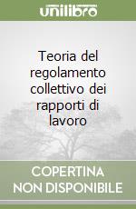 Teoria del regolamento collettivo dei rapporti di lavoro libro