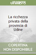 La ricchezza privata della provincia di Udine