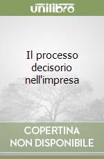 Il processo decisorio nell'impresa libro