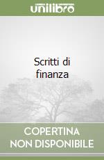 Scritti di finanza libro