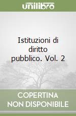 Istituzioni di diritto pubblico. Vol. 2 libro