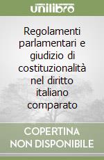 Regolamenti parlamentari e giudizio di costituzionalità nel diritto italiano comparato