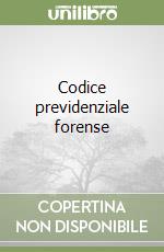 Codice previdenziale forense libro