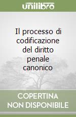 Il processo di codificazione del diritto penale canonico libro