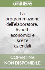 La programmazione dell'elaboratore. Aspetti economici e scelte aziendali libro