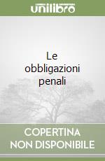 Le obbligazioni penali libro