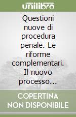 Questioni nuove di procedura penale. Le riforme complementari. Il nuovo processo minorile e l'adeguamento dell'ordinamento giudiziario libro