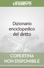 Dizionario enciclopedico del diritto libro
