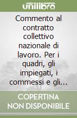 Commento al contratto collettivo nazionale di lavoro. Per i quadri, gli impiegati, i commessi e gli ausiliari delle aziende di credito, finanziarie... libro