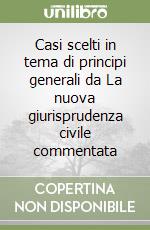 Casi scelti in tema di principi generali da La nuova giurisprudenza civile commentata libro