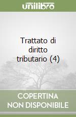 Trattato di diritto tributario (4) libro